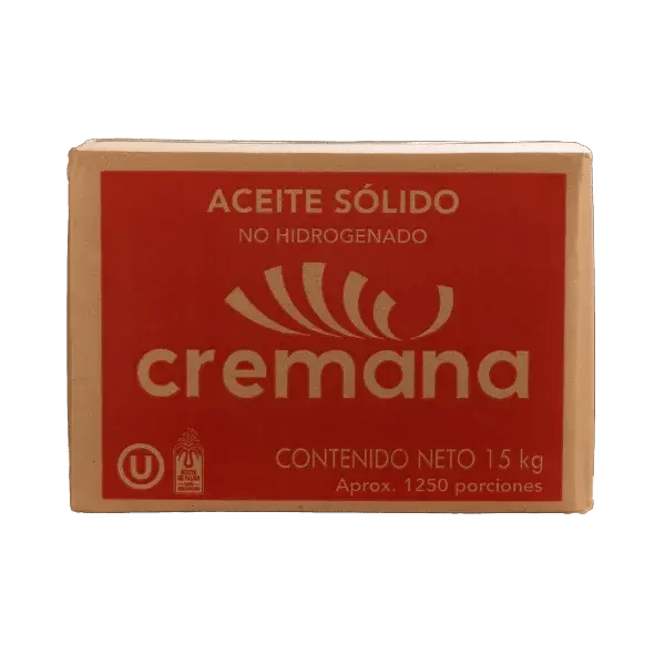 Aceite Vegetal Sólido Cremana